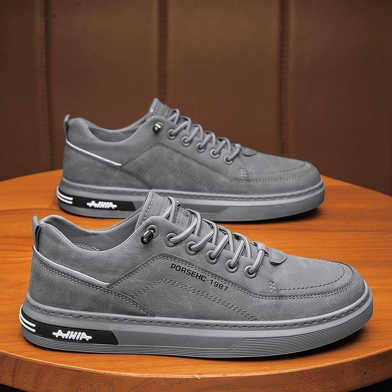 Sapatos masculinos de primavera Sapatos respiráveis Tendência masculina Todos os jogos Antiderrapante Desgaste Esportes Sapatos casuais Sapatos de prancha Sapatos da moda