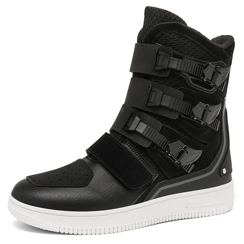 And New Style Large Size Loose High-top Motorcycle Boots Casual Road Riding Boots Racing Boots Riders Outdoor Riding Shoes