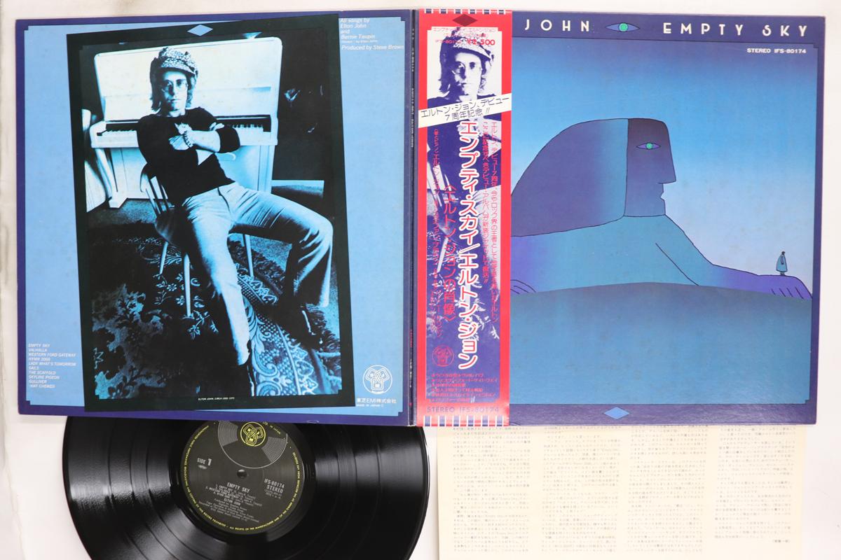 

Виниловая пластинка ELTON JOHN Empty Sky IFS80174 DJM 1975 Япония Obi Рок Б/у