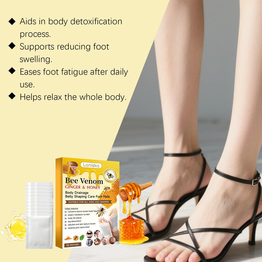 LANISKA Foot Patch – Bee Venom & Ginger Moisturizing Care for Feet
