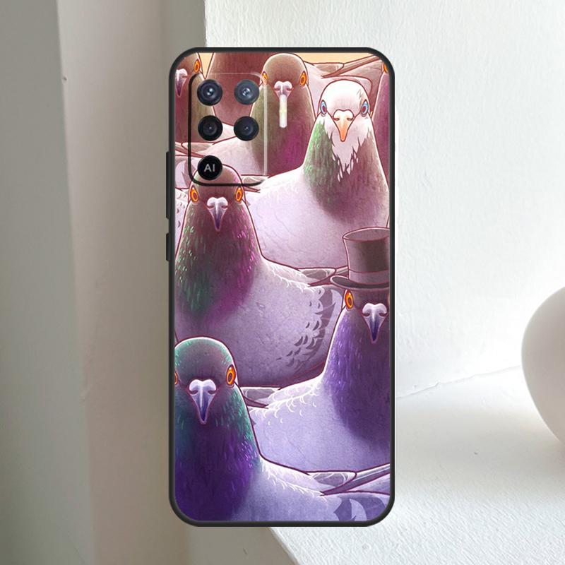 The Pigeons For OPPO A96 A76 A16 A5 A6 Pro A15 A17 A57 A18 A38 A58 A78 A98 A54 A74 A94 A40 A60 A80 Case