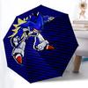 1 buc. Umbrelă pliabilă automată Sonic the Hedgehog, Robotnik - Design compact cu 8 spițe, Plastic și Fier durabile, Utilizare zilnică F104013