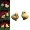 Spring Animal Resin Ornament With Adorable Chick For Garden Party And Celebration Use
