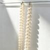 S925 Sterling Silver Imitation Pearl Necklace - Knotted Sweater Chain with Light Luxury and Elegant Style