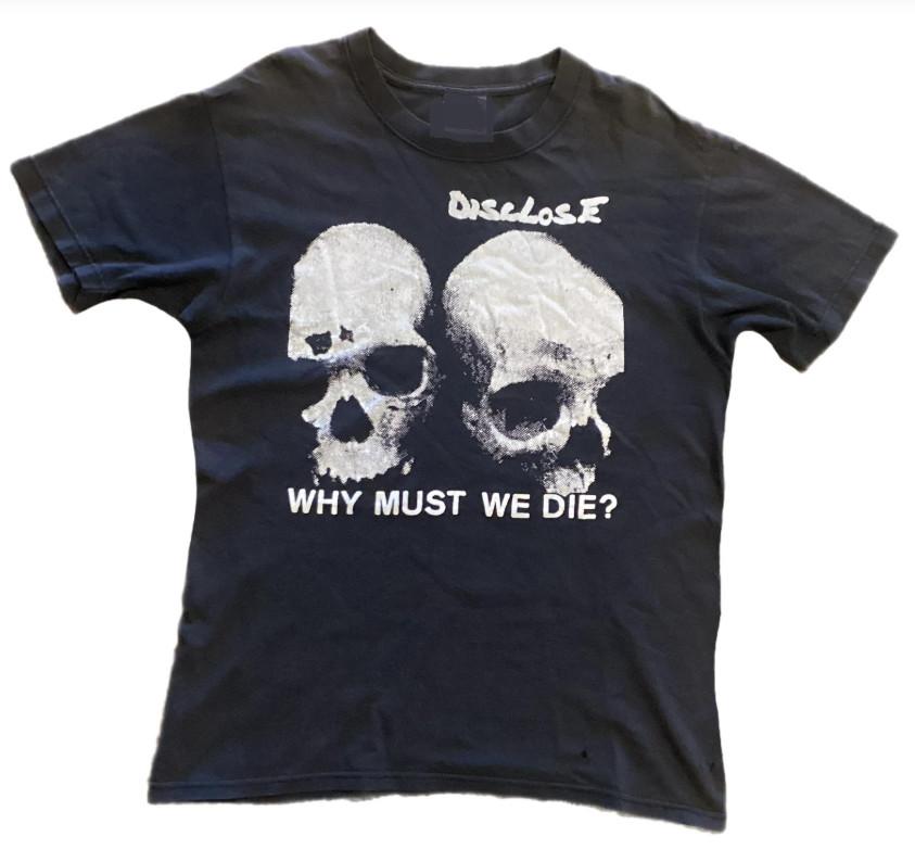 Редкая футболка Disclose band WHY MUST WE DIE Унисекс Все размеры GS519 Унисекс Футболка XXXL