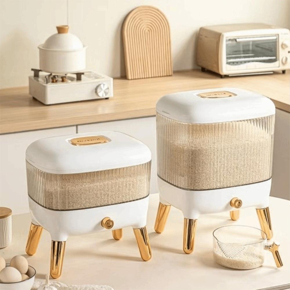 Press Type Rice Storage Container Thickened Dry Food Storage Box  Food Preservation