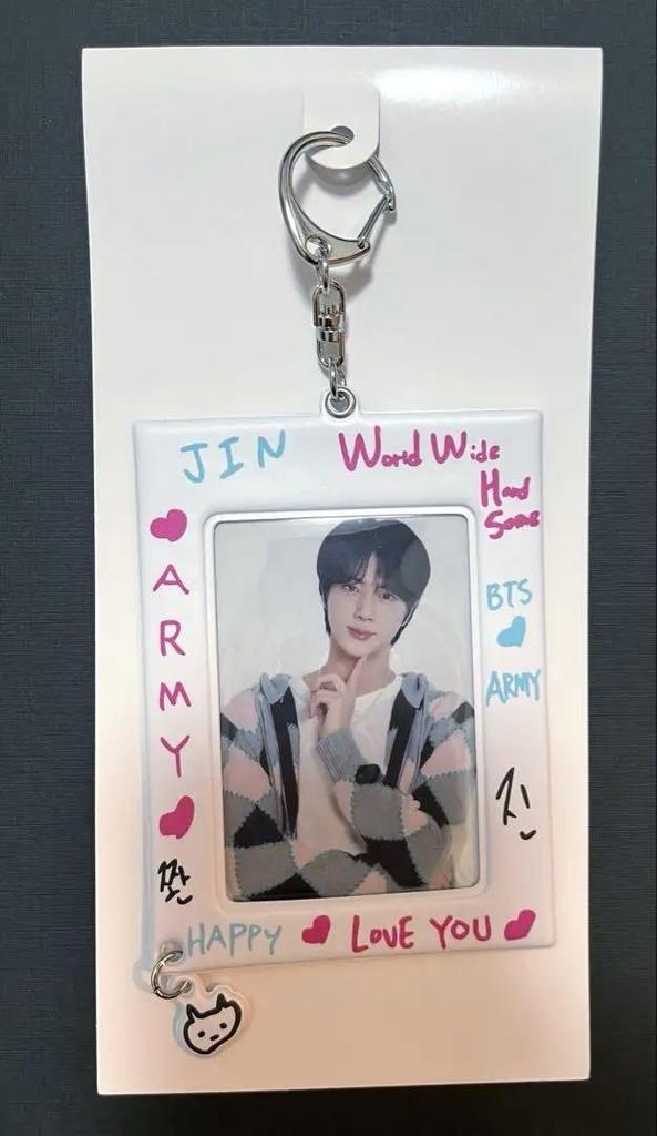 [USED] BTS Jin RUNSEOKJIN in JAPAN Photo Card Holder with Trading Card