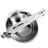 OEING Portable Folding Stainless Steel Soup Spoon