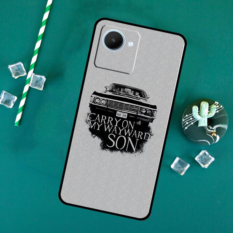 Supernatural CARRY ON WAYWARD SONS For Realme GT7 Pro 15 14 10 11 12 13 Pro Plus C67 C65 C63 C61 C55 C53 C51 C35 C75 C71 Case