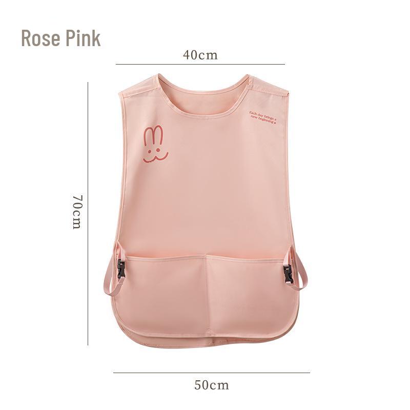 Waterproof Sleeveless Kitchen Apron - Oil-Proof, Hand-Wiping Vest-style Workwear for Cooking and Catering
