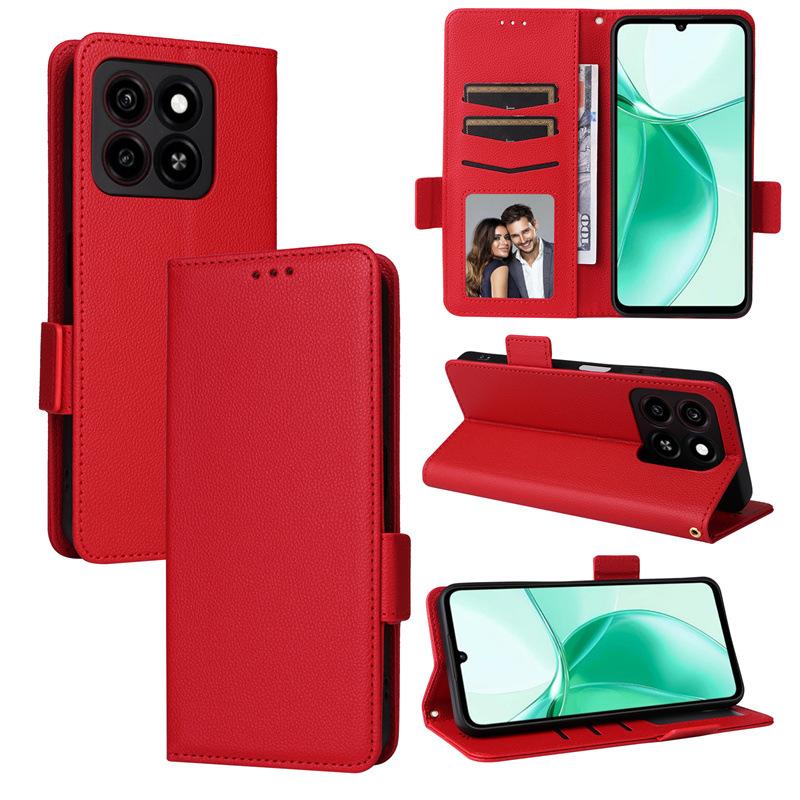 Flip Cases For ZTE Blade A35/Blade A55 Leather Case [Flip Vintage Leather] Wallet Shockproof Durable Retro Phone Case