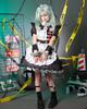 Corin Wickes Cosplay Maid Zenzero Cosplay Costume with Adult Costume for School and Stage Performances Size [Excellent Product] Wig, Festivals,