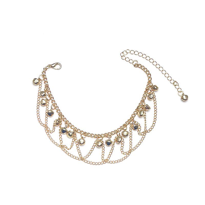 Bohemian Wave Tassel Bell Anklet for Women - European & American Style