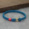A Grade 3mm Thin Rope Bracelet For Men Stiainless Steel S Buckle Pulseiras Masculina Locomotive Cool Riding Hand Accessories