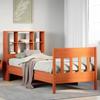 VidaXL Bed Frames Without Mattress Wax Brown 75x190 Cm Solid Pine Wood, Bed, Bedroom Furniture, Wooden Bed, Bed 3323247