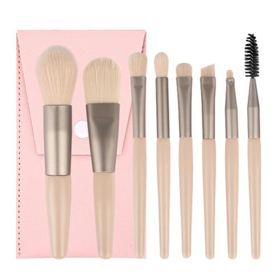 8Pcs Makeup Brush Set Portable Professional Eye Shadow Brush Cosmetic Brush Kit with Storage Bag for Women