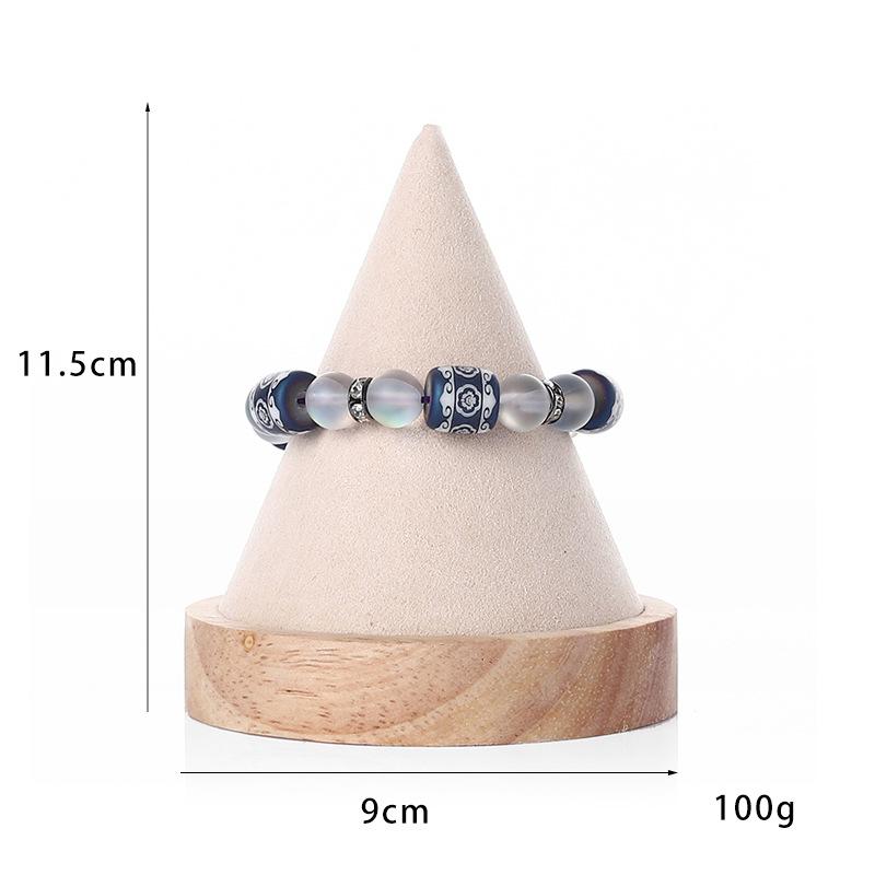 Velvet Jewelry Necklace Rings Pendants Model Bust Show Exhibitor Display Mannequin Stand Organizer Earrings For Woman