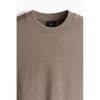 H M T sHirT Oversized fiT Dark Beige