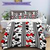 3pcs Mickey, Minnie Printed Bedding Set, Breathable And Soft, Machine Washable, Christmas Gift, Suitable for Bedroom Decoration, 115