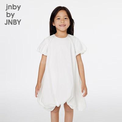 JNBY Girls' A-Line Short Sleeve T-Shirt Dress