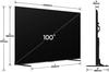 Hisense 100E7Q Pro - TV QLED 100" (253 Cm) - 4K UHD 3840x2160 - 144 Hz - Dolby Vision - TV Connecté - 4xHDMI 2.1 - WiFi