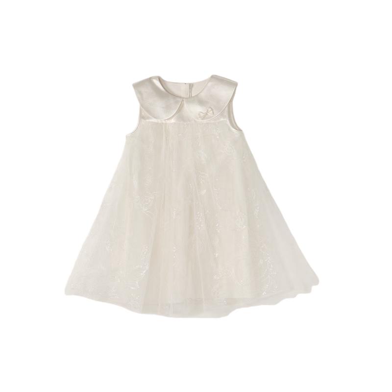 Deesha Girls Embroidered Mesh Princess Dress 130cm