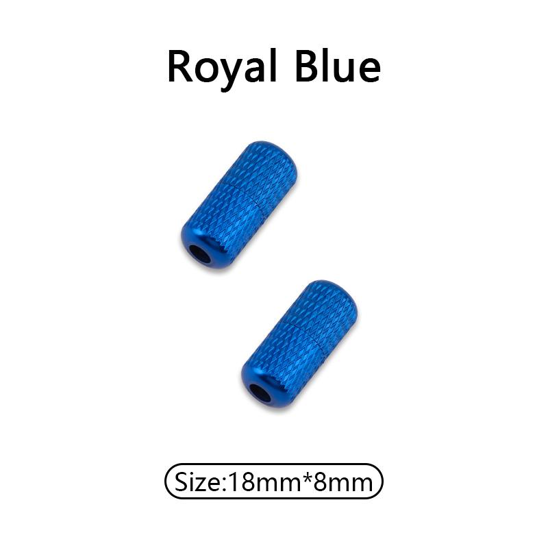 1 Pair Aluminum Capsules Lock Shoelaces Sneakers Buckle Metal No Tie Shoe Laces Colorful Lock Buckle Kits Shoelace Accessories
