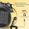 Industrial Portable Electric Heater Blower Natural Hot wind Adjustable Ceramic Heating Stove Radiator Thermal Air Warmer