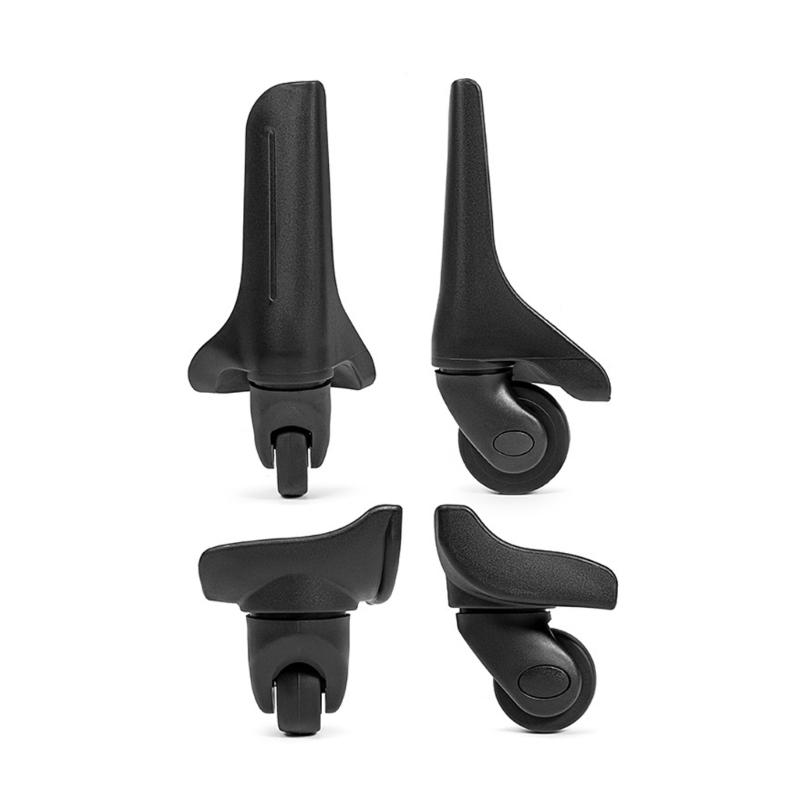 Сменные колеса для багажа, колеса-ролики для багажа и чемоданов с 4 отверстиями, вращающиеся на 360 градусов колеса-спиннеры для чемодана 1