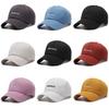 Letter Memorie Embroidered Baseball Cap Round Top Breathable Hat Gift Adjustable