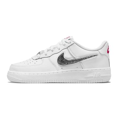 Air Force 1 Low LV8 White Metallic Silver Sneakers DC9651-100