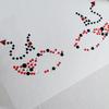 Colorful Skull Flower Face Rhinestone Jewel Stickers Self Adhesive for Music Festival Stage Performance Makeup