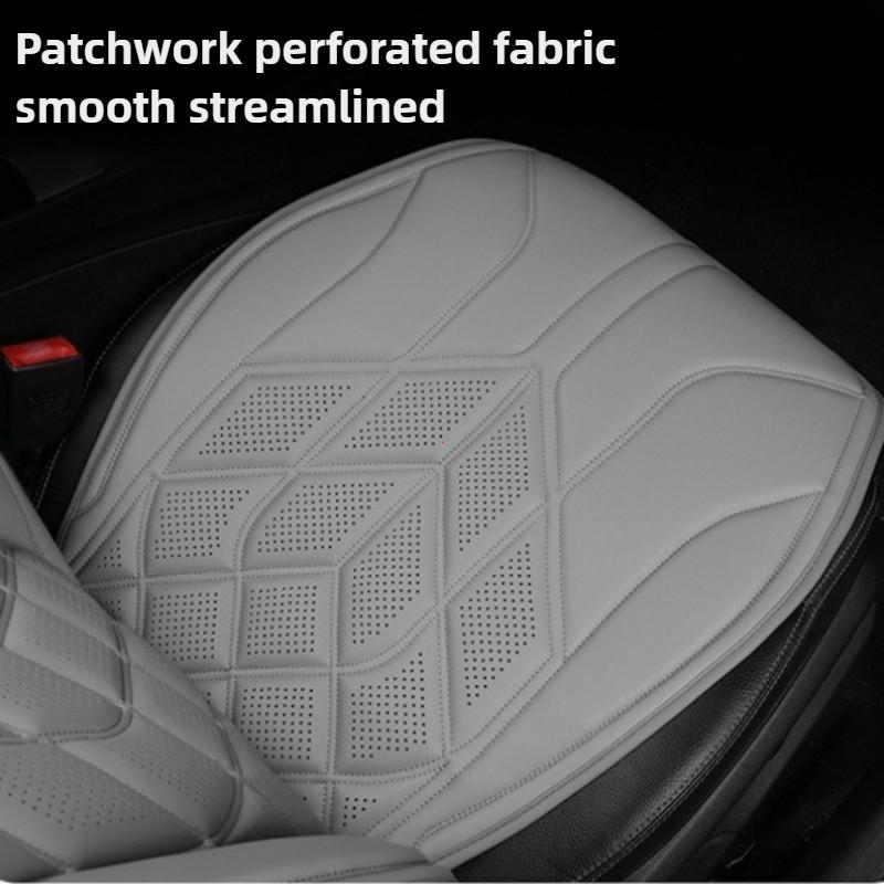Universal Genuine Leather Auto Seat Case Four Season Automotive Breathable Comfortable Saddle Pad Seat Covers Fit For Auto Seats Case Protective