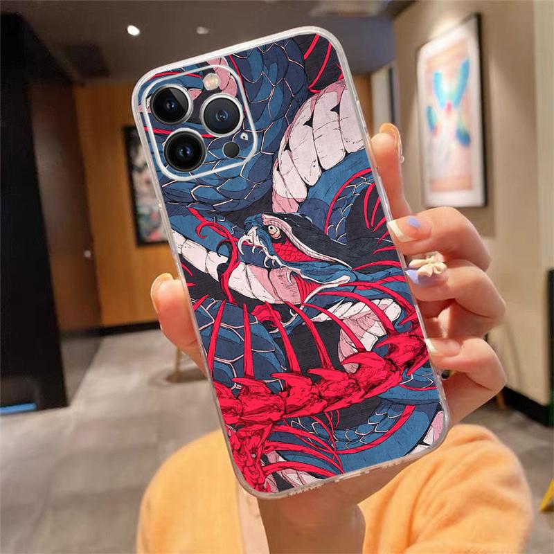 Phone Case For Iphone 17 Pro Max Air 16 15 14 13 Pro Max 15 16 Pro 15Plus Japanese Style Art Wave