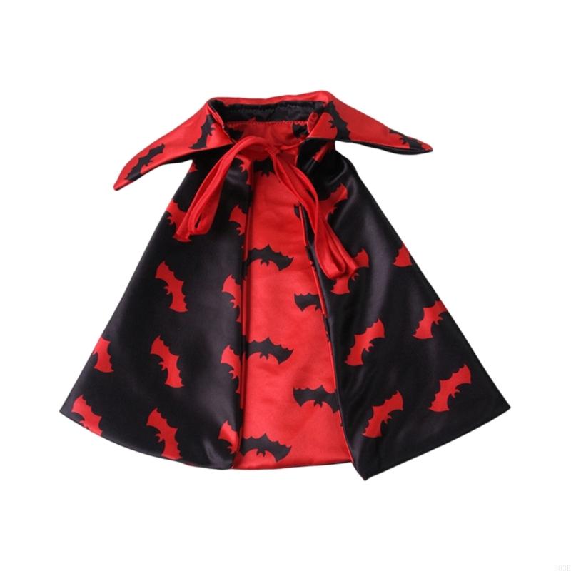 Halloween Pet Capes Costume with Bat Regulable Vampires Cloaks for Kittens Dog Cats Cosplay Party Holiday Decoration B03E