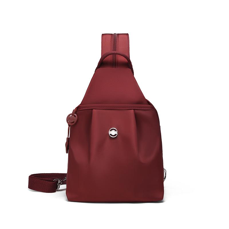 Casual Small Backpack for Men And Women with Multiple Compartments Large-Capacity Crossbody Chest Bag Portable Storage