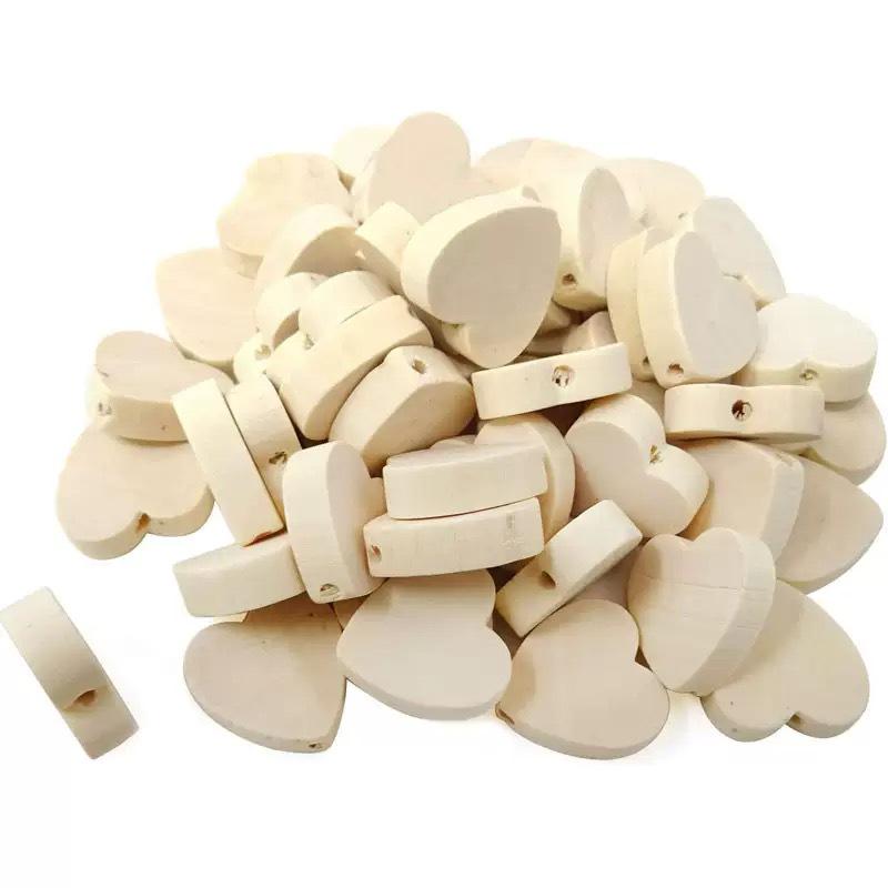 Cross-border Original 20MM Wood Star Beads for DIY Jewelry and Children's Crafts