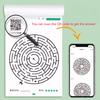 Non-Toxic 64 Maze Challenge Game Book Student Concentration Training Intelligence Development Puzzle Children Spatial Thinking Maze Game