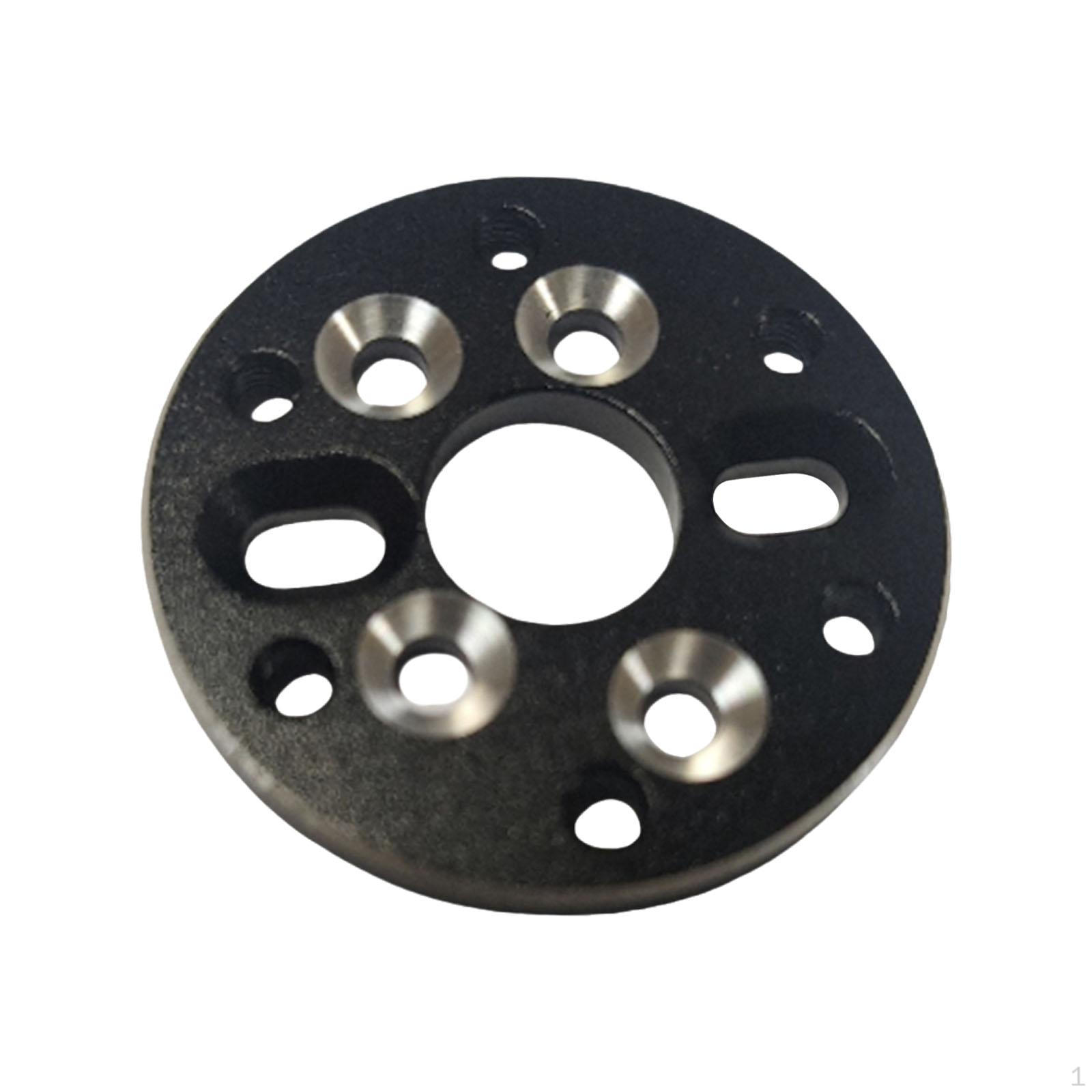 

Aluminum Alloy Motor Mount Base for RC Vehicle Conversion Plate And Upgrade Accessory 540/3650 black silver