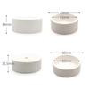 Creuzet pentru cuptor cu ceramică sinterizată dentară, Disc de porțelan rezistent la temperaturi înalte pentru sinterizare stabilă.