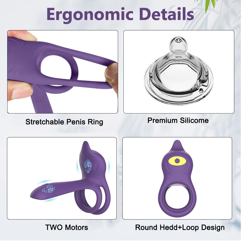 Wireless Remote Cock Penis Rings Vibrator Couple Vibrating Lock Ring Stimulator Sex Toy for Men Delay Ejaculation Penisring