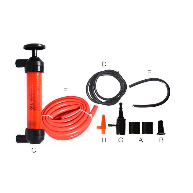 Car Oil Extractor Siphon Gas Liquid Water Transfer Hand Pump Inflatable Pump Kit