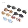 Women Men Optical Spectacle Glasses Fashion Ins Small Oval Frame Sun Shades Eyeglasses Finished Ladies Outdoor Plain Sunglasses