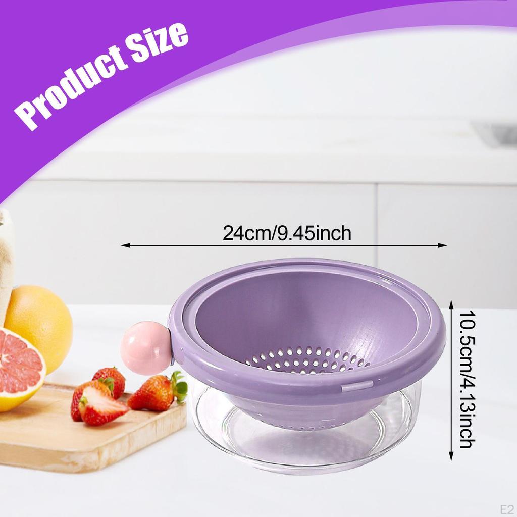 Function Kitchen Colander Set with Drain Bowl for Food Preparation