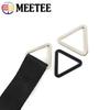 5/10Pcs Meetee 20-40mm Triangle Metal Ring Buckles Bag Strap Dog Collar Webbing Clasps Clothes Belt Hooks Hardware Accessories