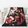 Custom Sofa Fleece Funny Cartoon Comics Tv Helluva Boss Throw Blanket Warm Flannel Blankets for Bed Car Couch Bedspreads