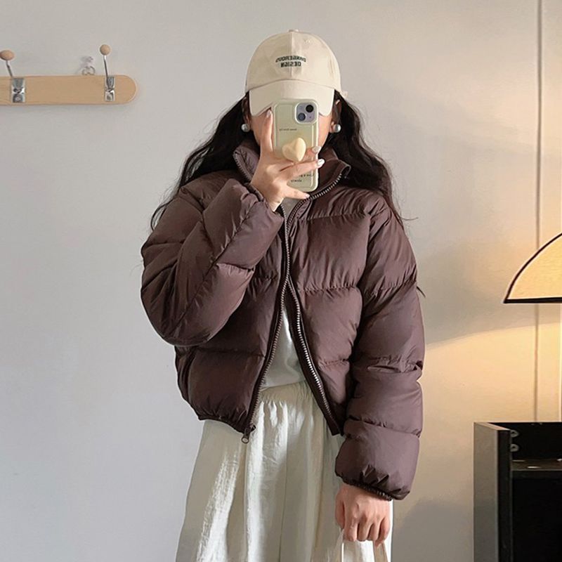 Down Jacket Women's Short Style New Winter Thickened Student Cotton Jacket Loose Bread Jacket