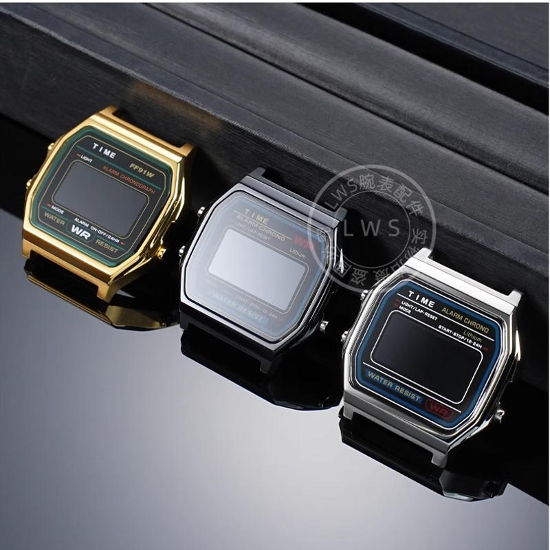 Bracelet de montre en acier inoxydable de haute qualité pour Casio A158 A159W F91W - Accessoires pour hommes