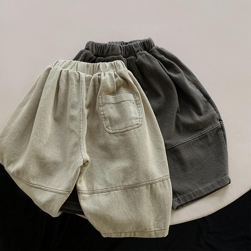 Boys and Girls Pants Loose Casual Wide Leg Harem Pants Baby Korean Stylish Outerwear Pants