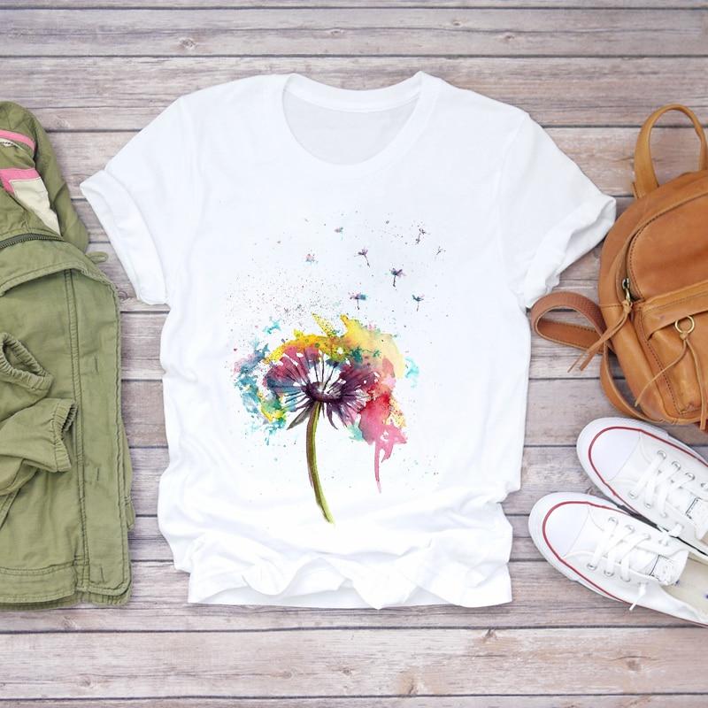 dandelion print shirt